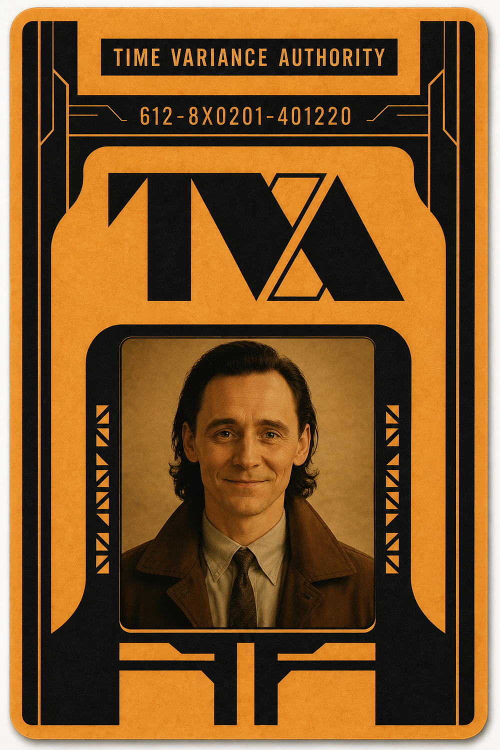 TVA Temporal Calling Card Standard Issue — Tee view 1